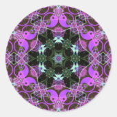 YinYang Hexagon Sticker (Voorkant)