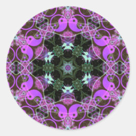 YinYang Hexagon Sticker