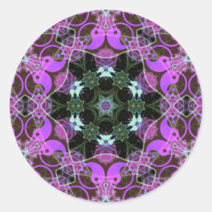 YinYang Hexagon Sticker