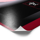 YinYang Love art print Foto Afdruk (Hoek)