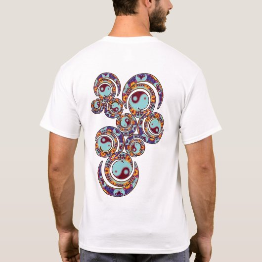 YinYang Marble Swirls Shirt (Achterkant)