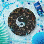 YinYang Paper Plate Papieren Bordje (Feest)