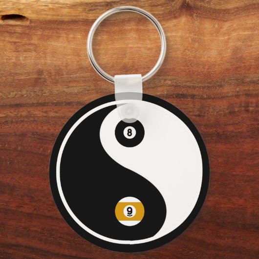 YinYang poolsleutelhanger Sleutelhanger (Voorkant)