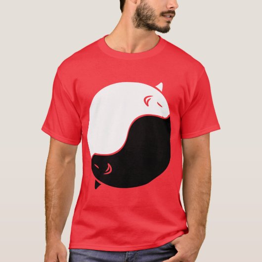 Yinyang Rats T-shirt (Voorkant)