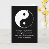 YinYang Symphaty Kaart (Gele Bloem)