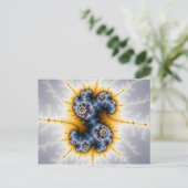 Yinyang Twister - Fractal Briefkaart (Staand voorkant)