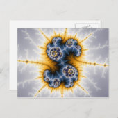 Yinyang Twister - Fractal Briefkaart (Voorkant / Achterkant)