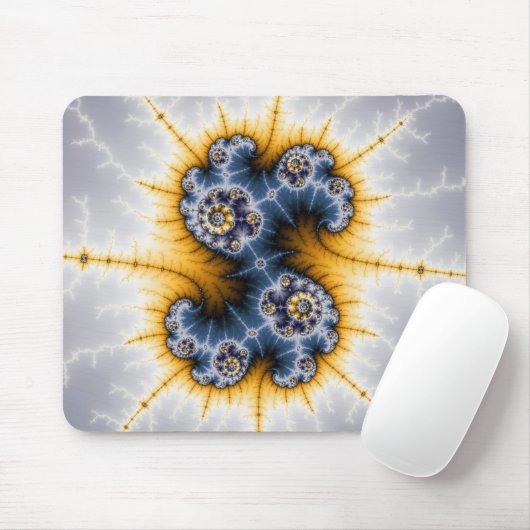 Yinyang Twister - Fractal Mousepad Muismat (Met muis)