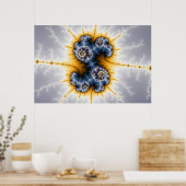 Yinyang Twister - Fractal Poster (Keuken)