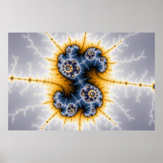 Yinyang Twister - Fractal Poster (Voorkant)