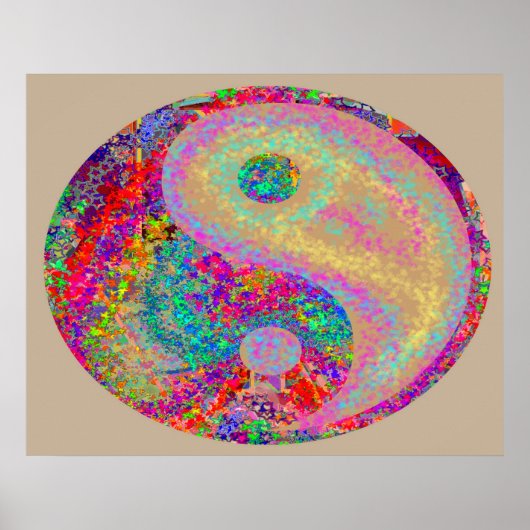 YinYang Yin Yang Healing Master's Symbolen Poster (Voorkant)
