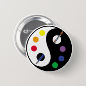 yinyangPalette Ronde Button 5,7 Cm (Voorkant /achterkant)