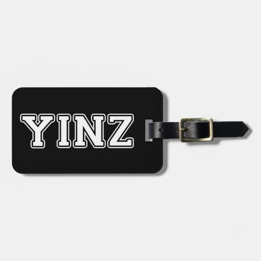 Yinz Bagagelabel (Voorkant horizontaal)