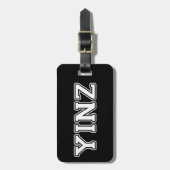 Yinz Bagagelabel (Voorkant verticaal)