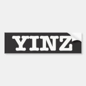 Yinz - bumpersticker (Voorkant)