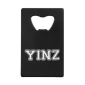 Yinz Creditkaart Flessenopener (Voorkant)