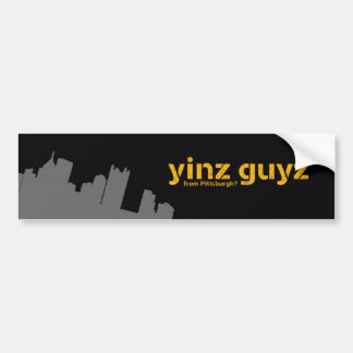 Yinz guyz bumpersticker