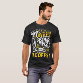 Yinz Jagoff Christmas Pittsburgh Gift T-shirt (Voorkant volledig)