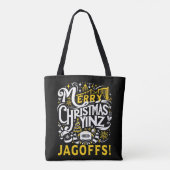 Yinz Jagoff Christmas Pittsburgh Gift Tote Bag (Achterkant)