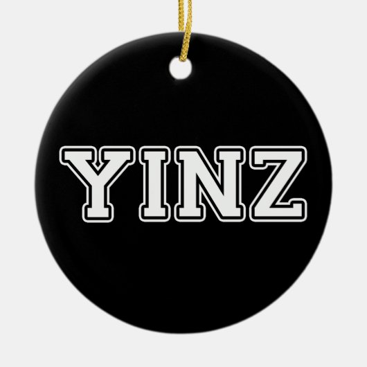 Yinz Keramisch Ornament (Voorkant)