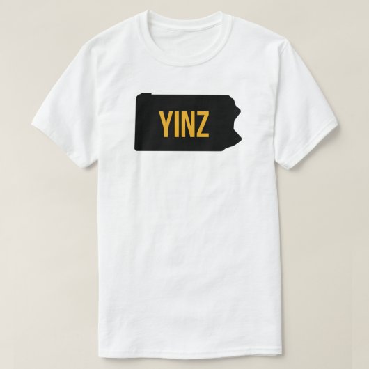 Yinz Pennsylvania T-Shirt (Design voorkant)