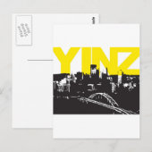 Yinz Pittsburgh Briefkaart (Voorkant / Achterkant)