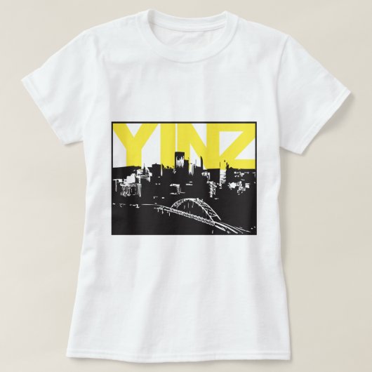 Yinz Pittsburgh T-shirt (Design voorkant)