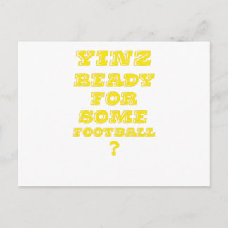Yinz Ready voor een bepaald Football Briefkaart