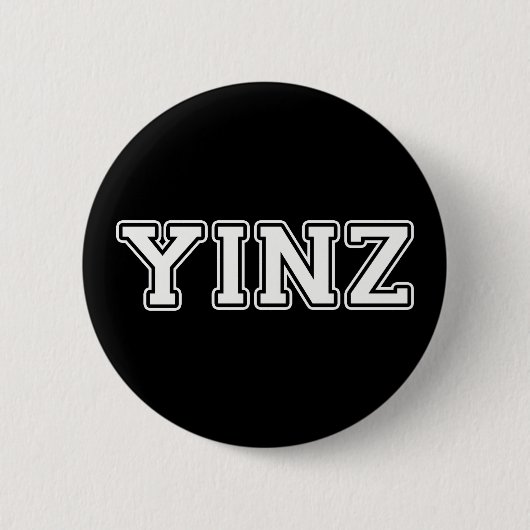 Yinz Ronde Button 5,7 Cm (Voorkant)