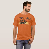 Yinz vintage t-shirt (Voorkant volledig)