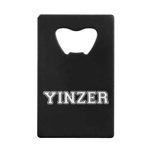 Yinzer Creditkaart Flessenopener (Voorkant)