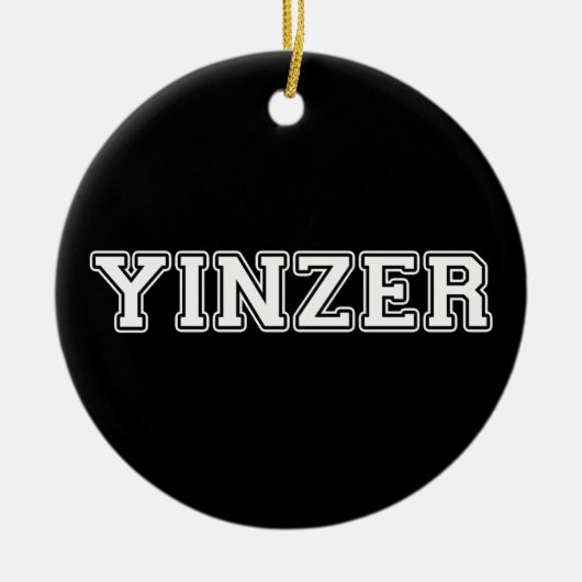 Yinzer Keramisch Ornament (Voorkant)