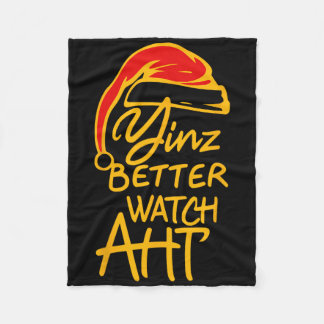 Yinzer Kerstmis Pittsburgh Sinterklaas Yinz Beter  Fleece Deken
