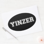 Yinzer Ovale Sticker (Envelop)