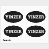 Yinzer Ovale Sticker (Vel)