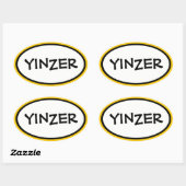 Yinzer Ovale Sticker (Vel)