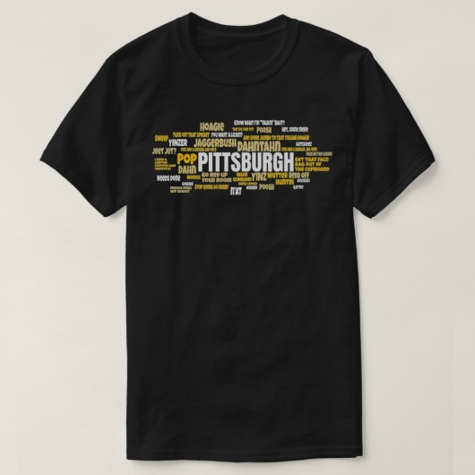 Yinzer Pittsburghese Pittsburgh Jagoff Pride Penns T-shirt (Design voorkant)