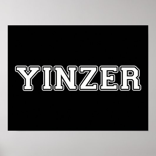 Yinzer Poster (Voorkant)