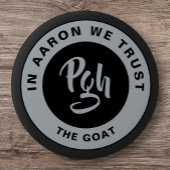 Yinzer Ronde Sluiting Custom Burgh  PGH Button 5,7 Cm