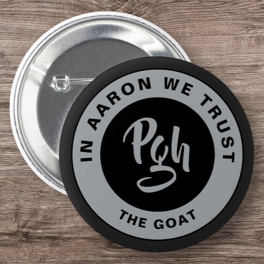 Yinzer Ronde Sluiting Custom Burgh  PGH Button 5,7 Cm