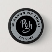 Yinzer Ronde Sluiting Custom Burgh  PGH Ronde Button 5,7 Cm (Voorkant)