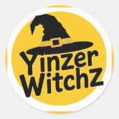 YinzerWitchz Ronde Sticker (Voorkant)