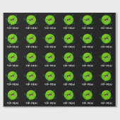 Yip-pea Happy Pun Dark BG Cadeaupapier (Vlak)