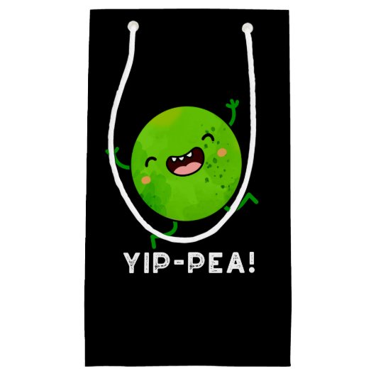 Yip-pea Happy Pun Dark BG Klein Cadeauzakje (Voorkant)