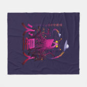 Yip Yip Martiaanse Ruimte Avontuur Fleece Deken (Voorkant (Horizontaal))