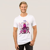 Yip Yip Martiaanse Ruimte Avontuur Tri-Blend Shirt (Voorkant volledig)