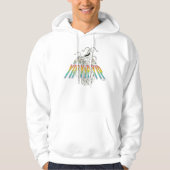 Yip-Yips B&W-schets Hoodie (Voorkant)
