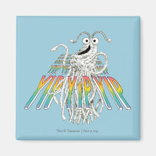 Yip Yips B&W-schets tekenen Magneet