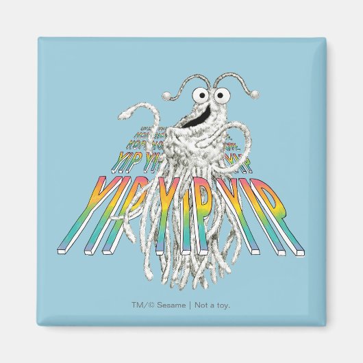 Yip Yips B&W-schets tekenen Magneet (Voorkant)