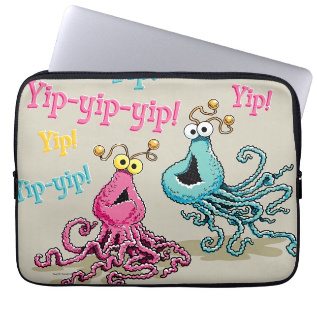  Yip-Yips Laptop Sleeve (Voorkant)